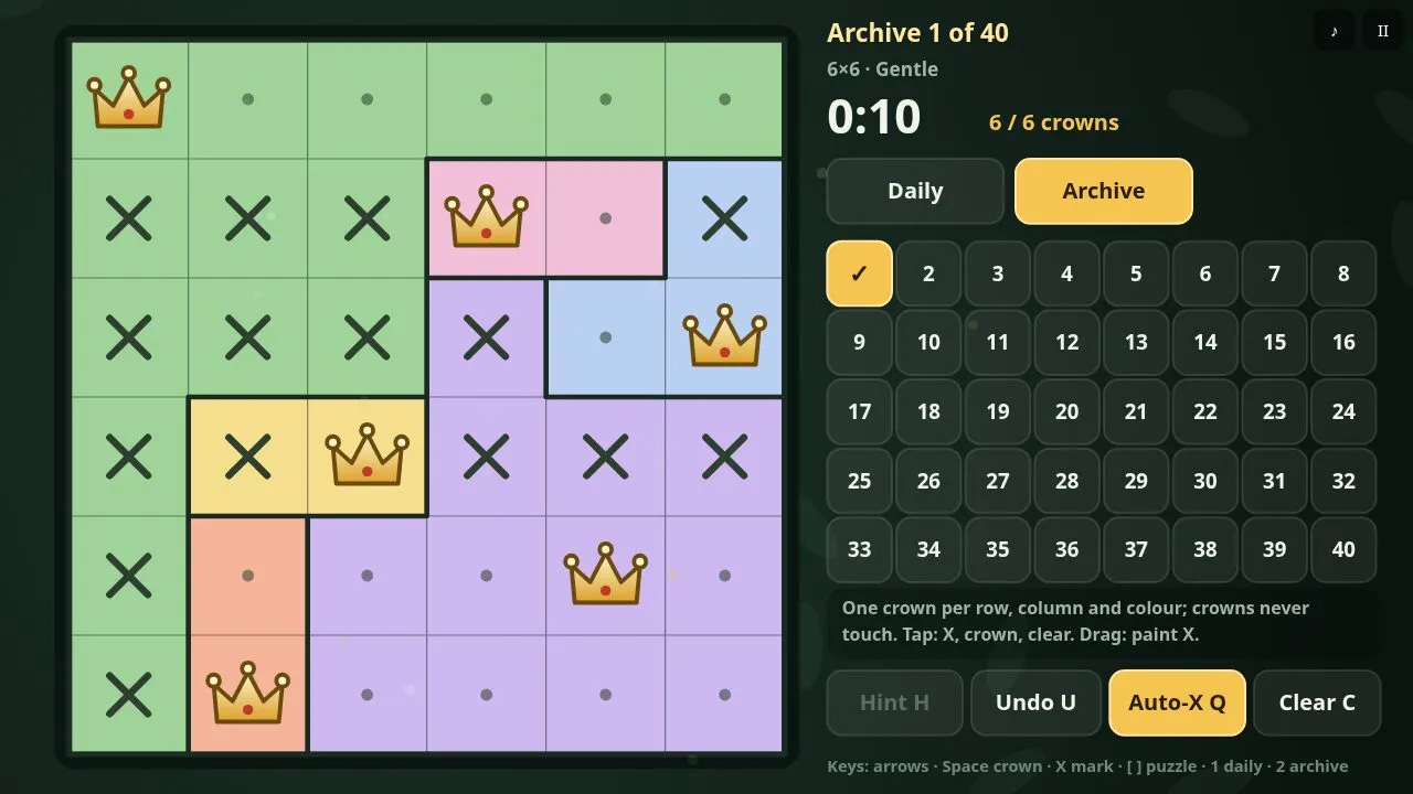 A hint highlighting a region and the cells it rules out, with its explanation