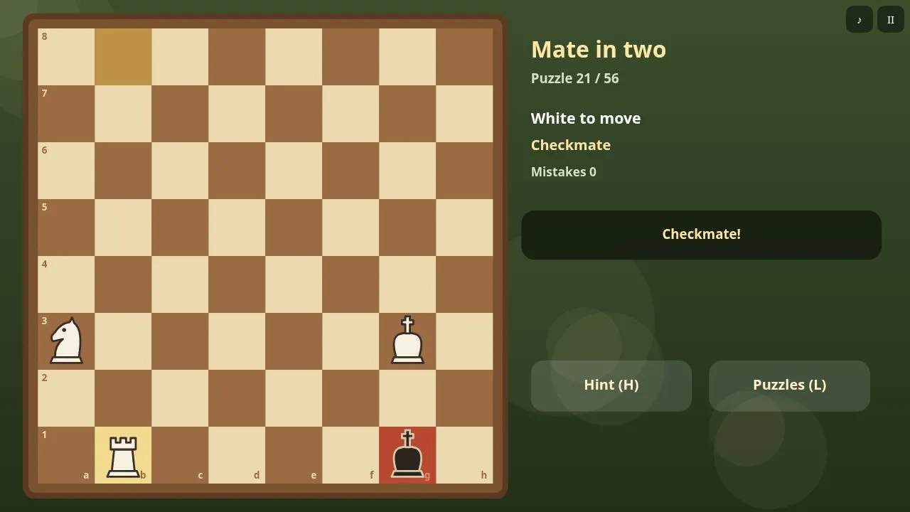 The black king in checkmate on a red square