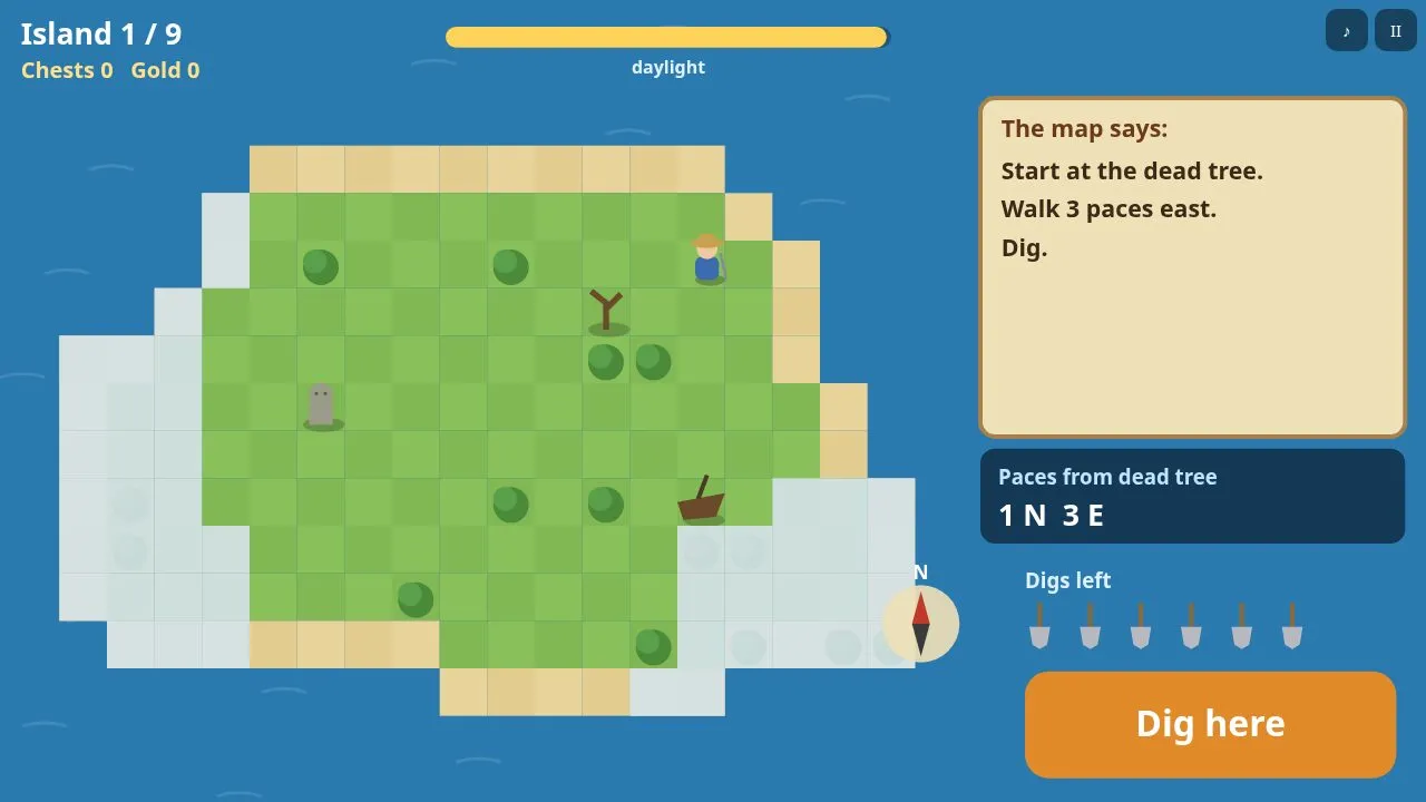 The chest dug up